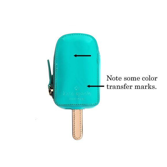 Kate Spade Popsicle Mini Purse Bag Turquoise Patent Leather - Picture 7 of 11